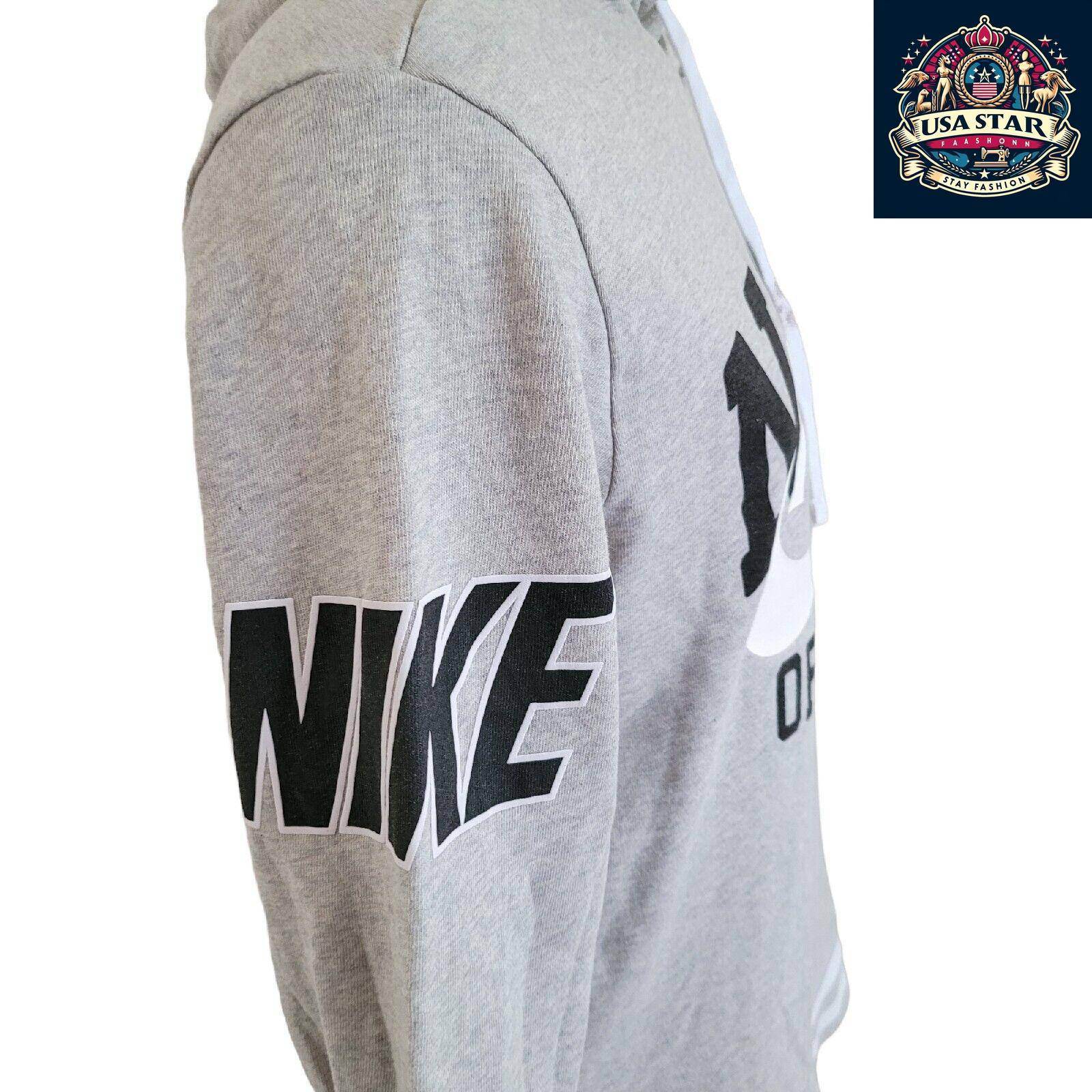 Nike Hoodie 1972 Official Size S in Grey Cotton, Vintage Style Pullover for Comfort and Warmth - USASTARFASHION