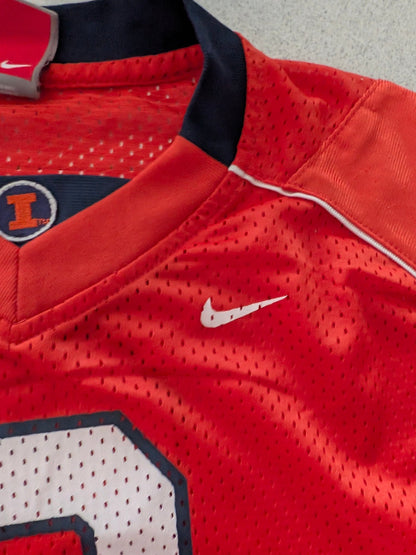 Nike Illinois Fighting Illini 9 Jersey (Size M) - USASTARFASHION