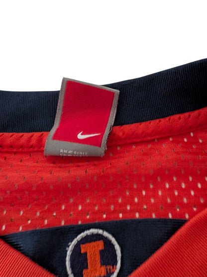 Nike Illinois Fighting Illini 9 Jersey (Size M) - USASTARFASHION