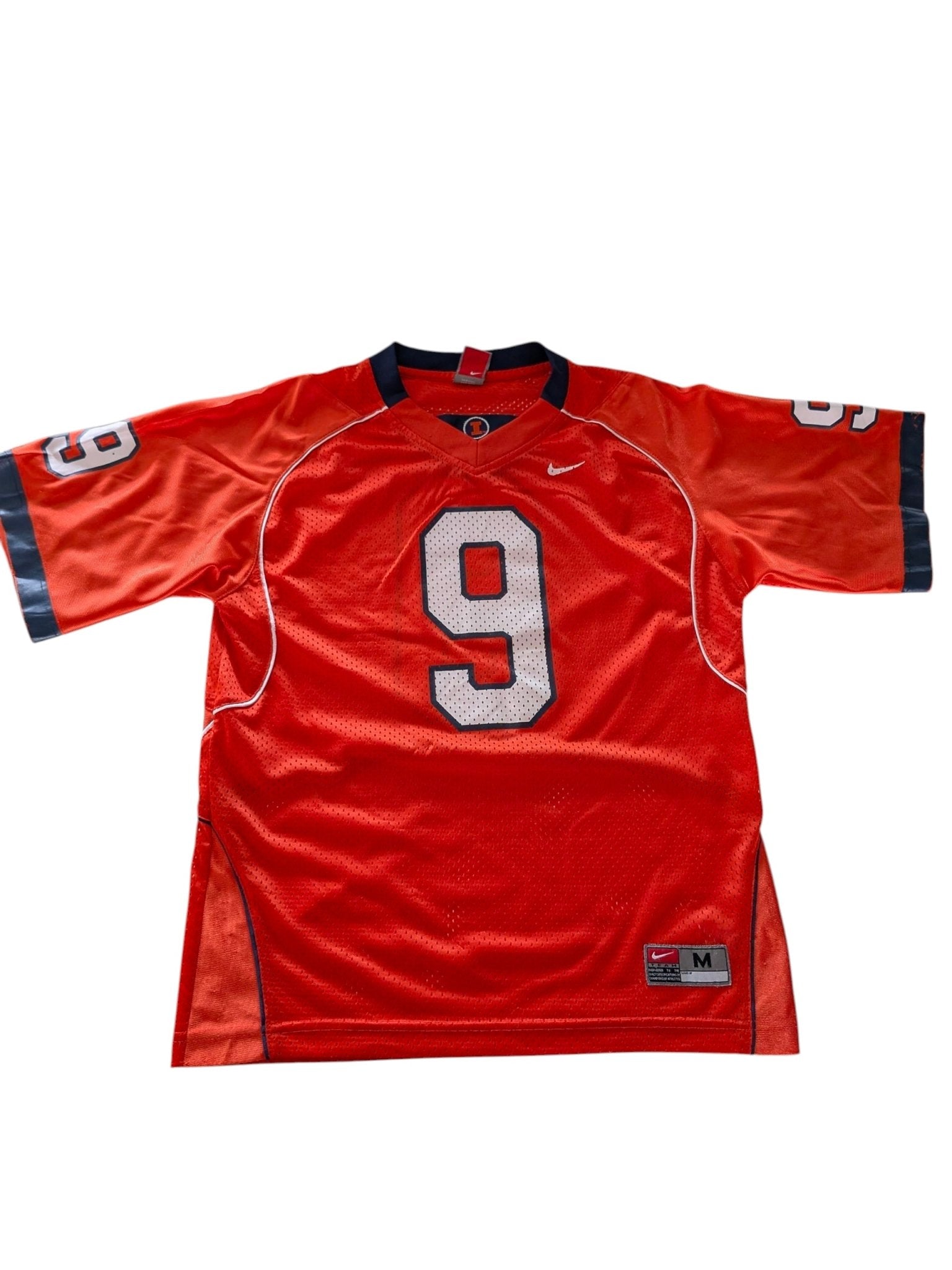 Nike Illinois Fighting Illini 9 Jersey (Size M) - USASTARFASHION
