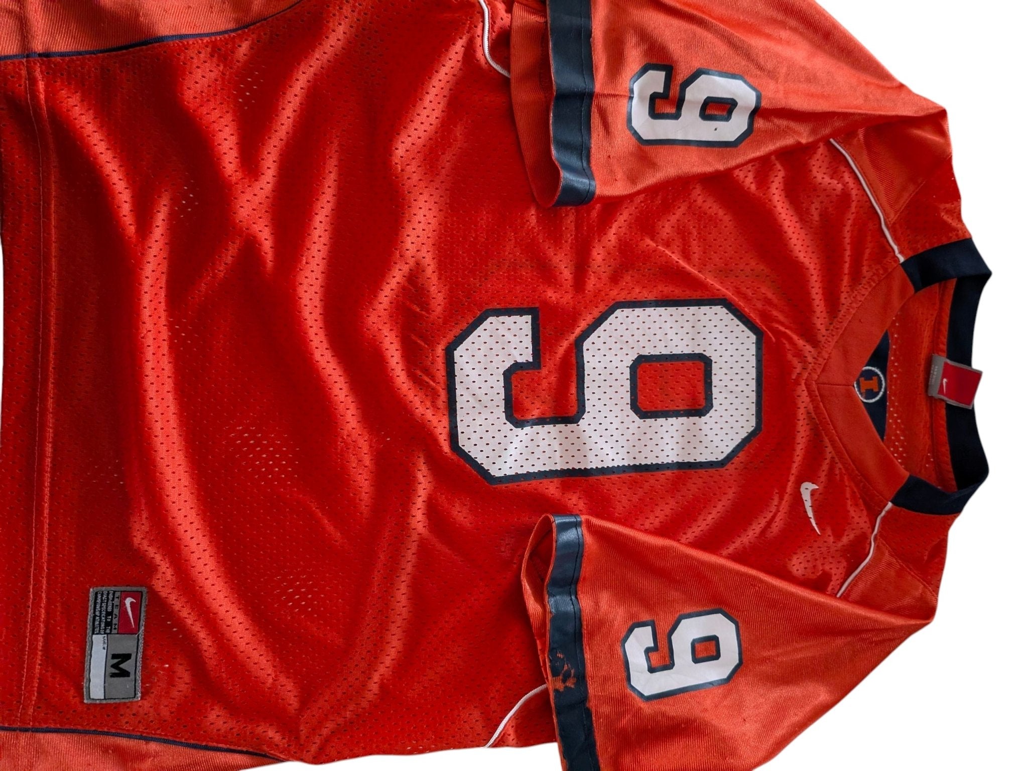Nike Illinois Fighting Illini 9 Jersey (Size M) - USASTARFASHION