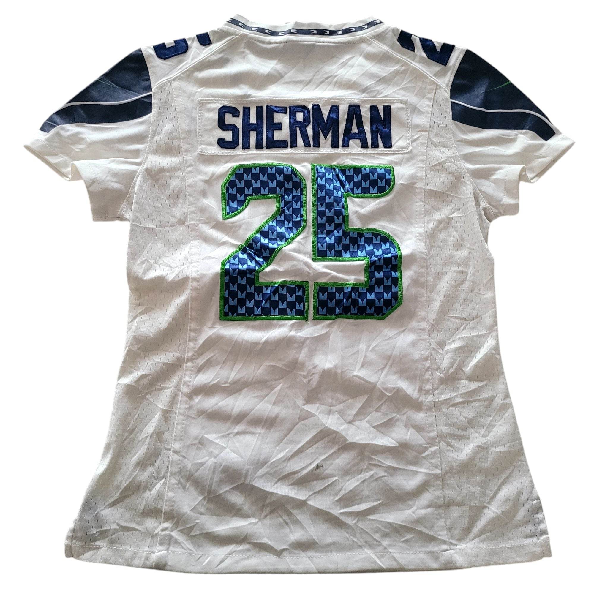 Nike Richard Sherman 25 Seattle Seahawks Women's Jersey - Size S - USASTARFASHION