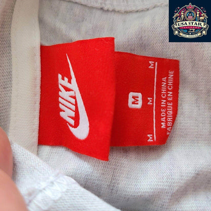 Nike Men's Hoodie - Medium Grey Pullover with Iconic Logo and Comfortable Fit for All - Day Wear - USASTARFASHION