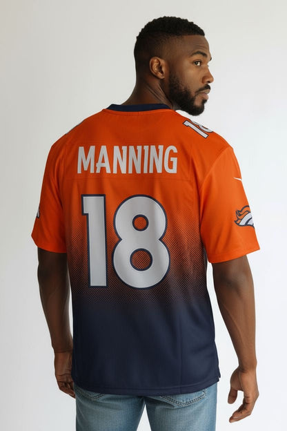 Nike On Field Denver Broncos 18 Peyton Manning Jersey — Size 48 (Men’s M) - USASTARFASHION