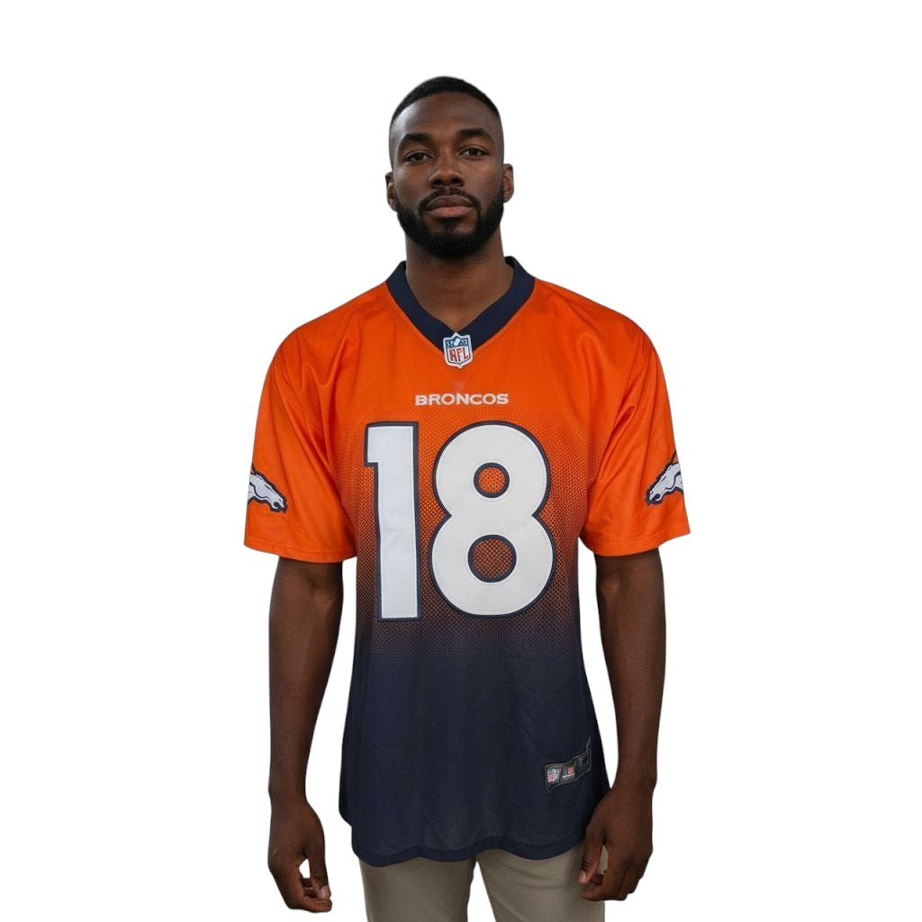 Nike On Field Denver Broncos 18 Peyton Manning Jersey — Size 48 (Men’s M) - USASTARFASHION