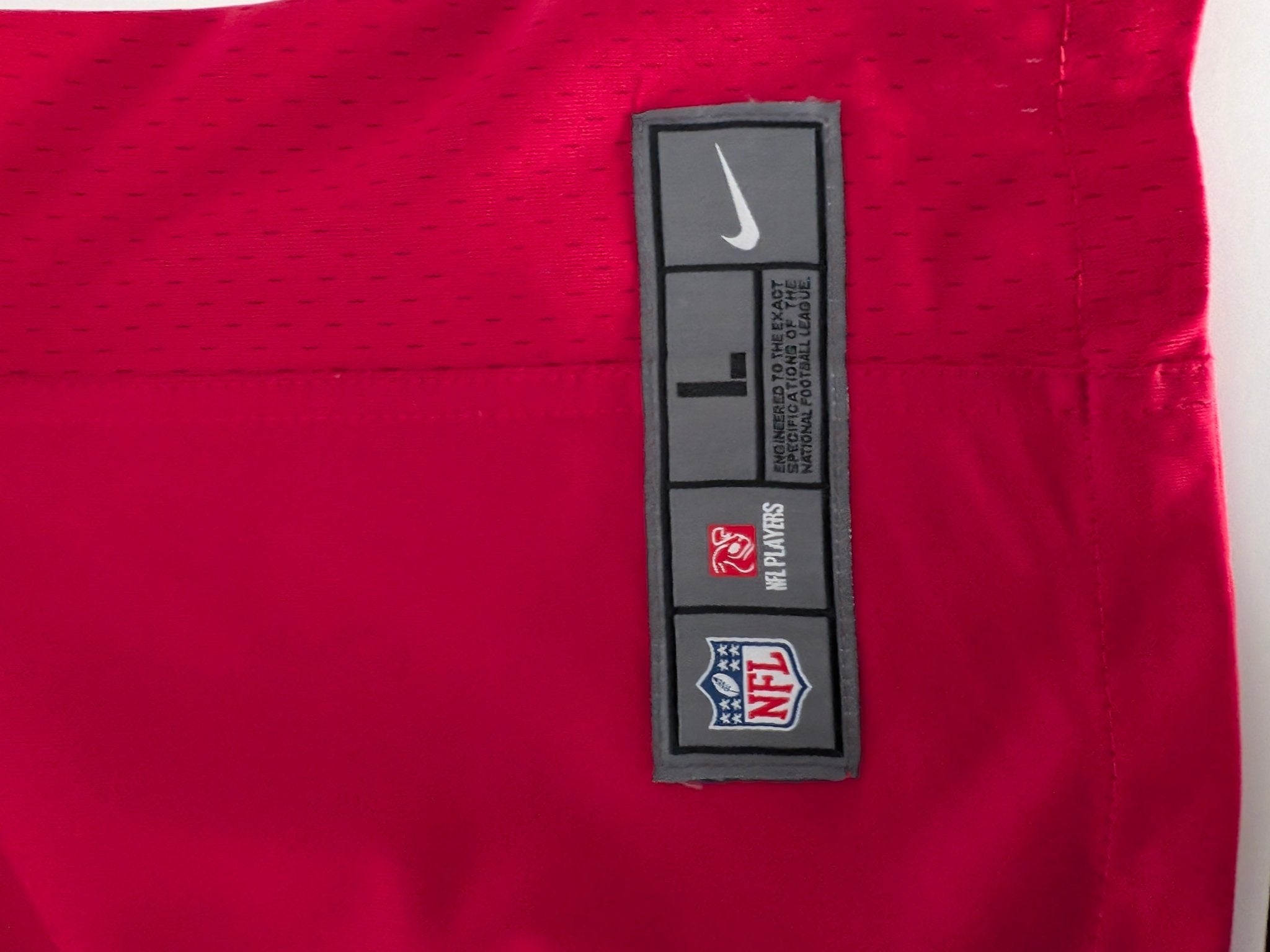 Nike On Field San Francisco 49ers 85 Jersey — Red — Size L - USASTARFASHION