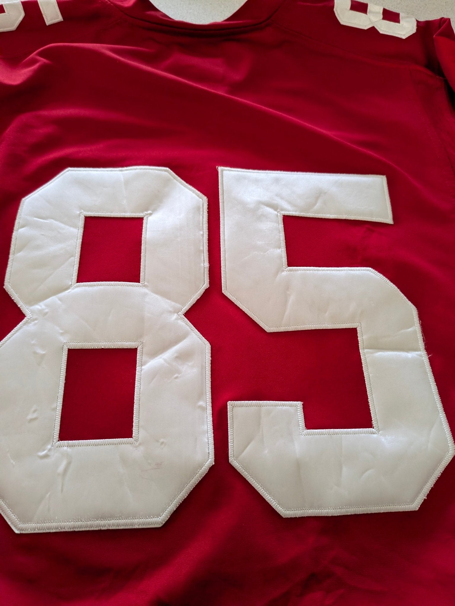 Nike On Field San Francisco 49ers 85 Jersey — Red — Size L - USASTARFASHION