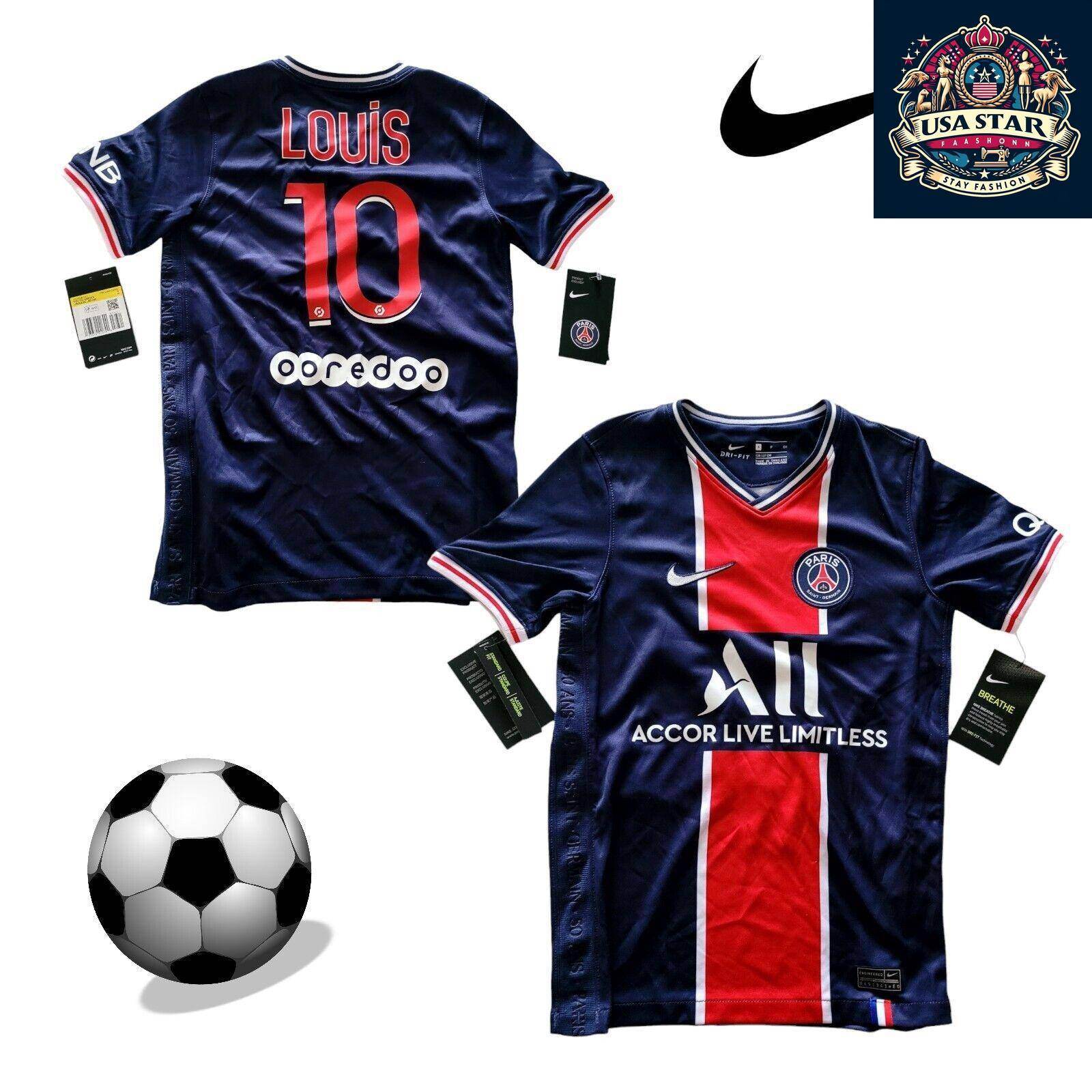 Nike PSG Youth Home Jersey Size S - Louis 10 - New with Tags - Paris Saint Germain Jersey - USASTARFASHION