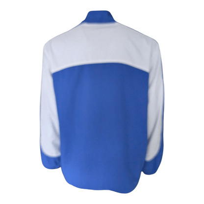 Nike Team Jacket Men’s XL Blue White Track Top Vintage Full Zip Mesh Lined - USASTARFASHION