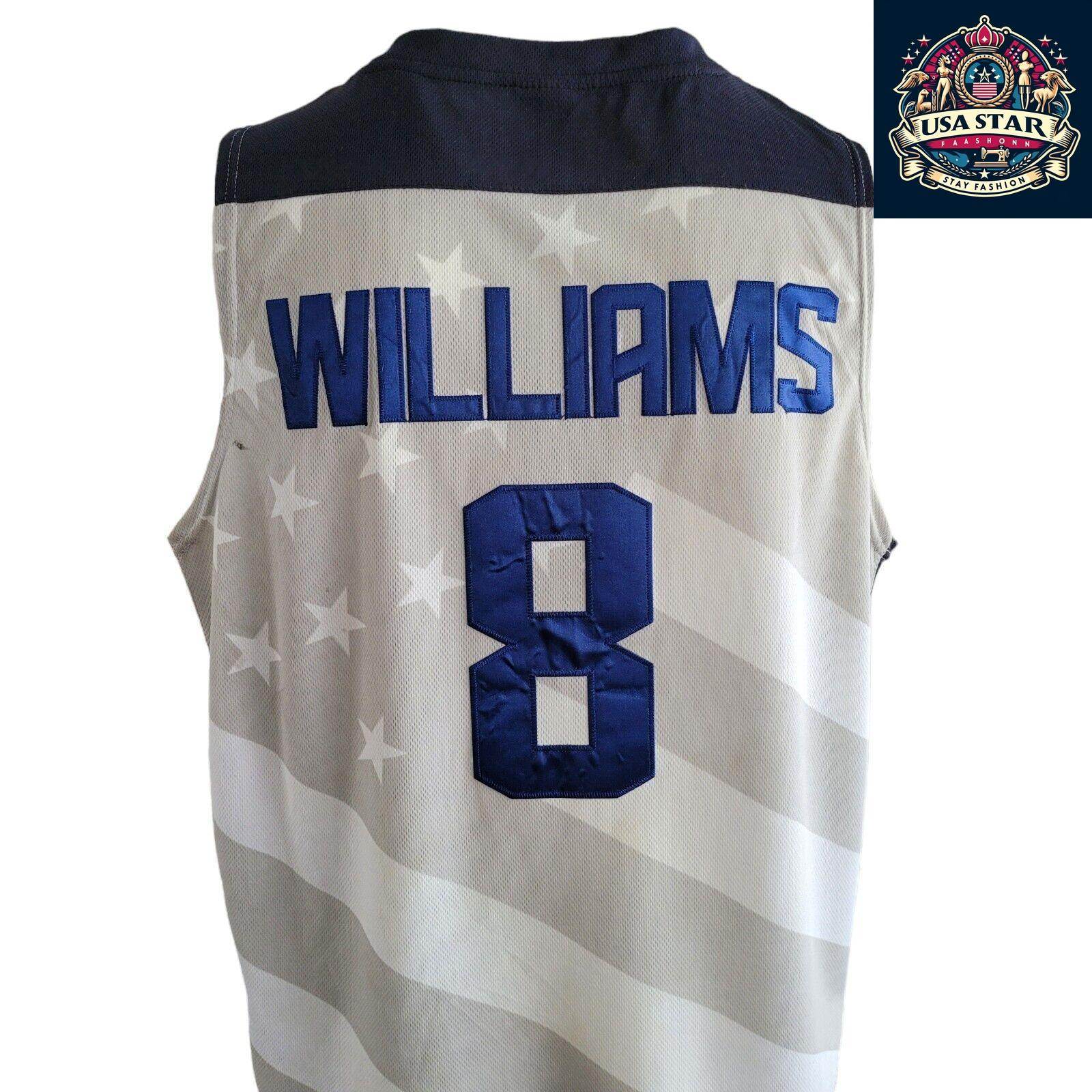 Nike Team USA Deron Williams Jersey No 8 - Authentic Performance Fabric Size L for Basketball Fans - USASTARFASHION