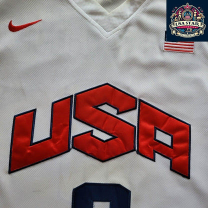 Nike Team USA Deron Williams Jersey No 8 - Authentic Performance Fabric Size L for Basketball Fans - USASTARFASHION
