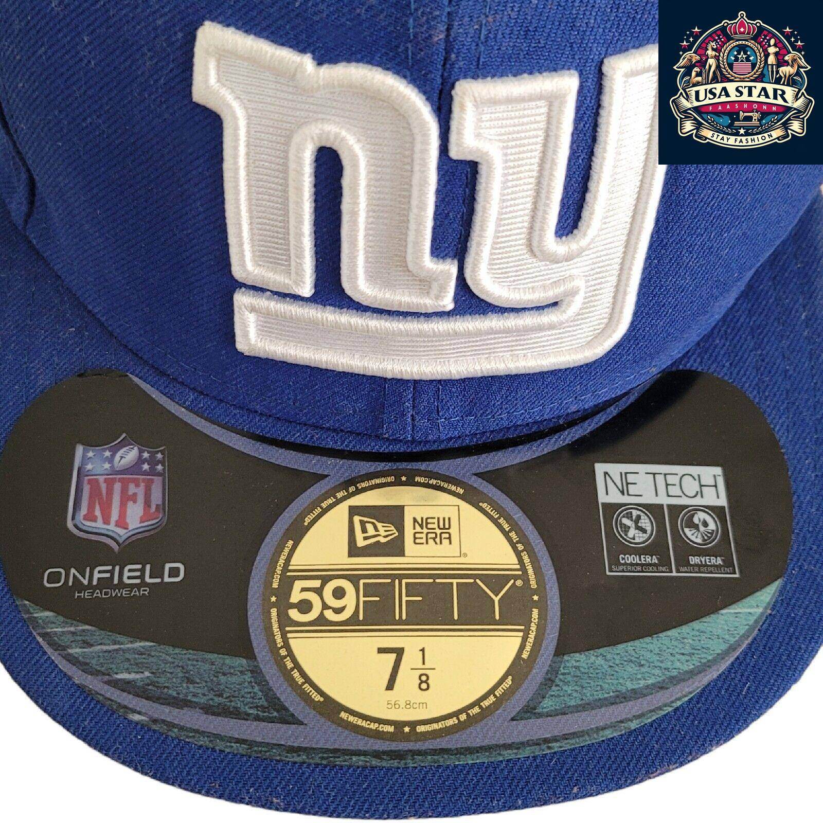 NY Yankees Fitted Cap 59FIFTY Essential Blue by New Era, Size 7 1/8, Stylish Fan Headwear - USASTARFASHION