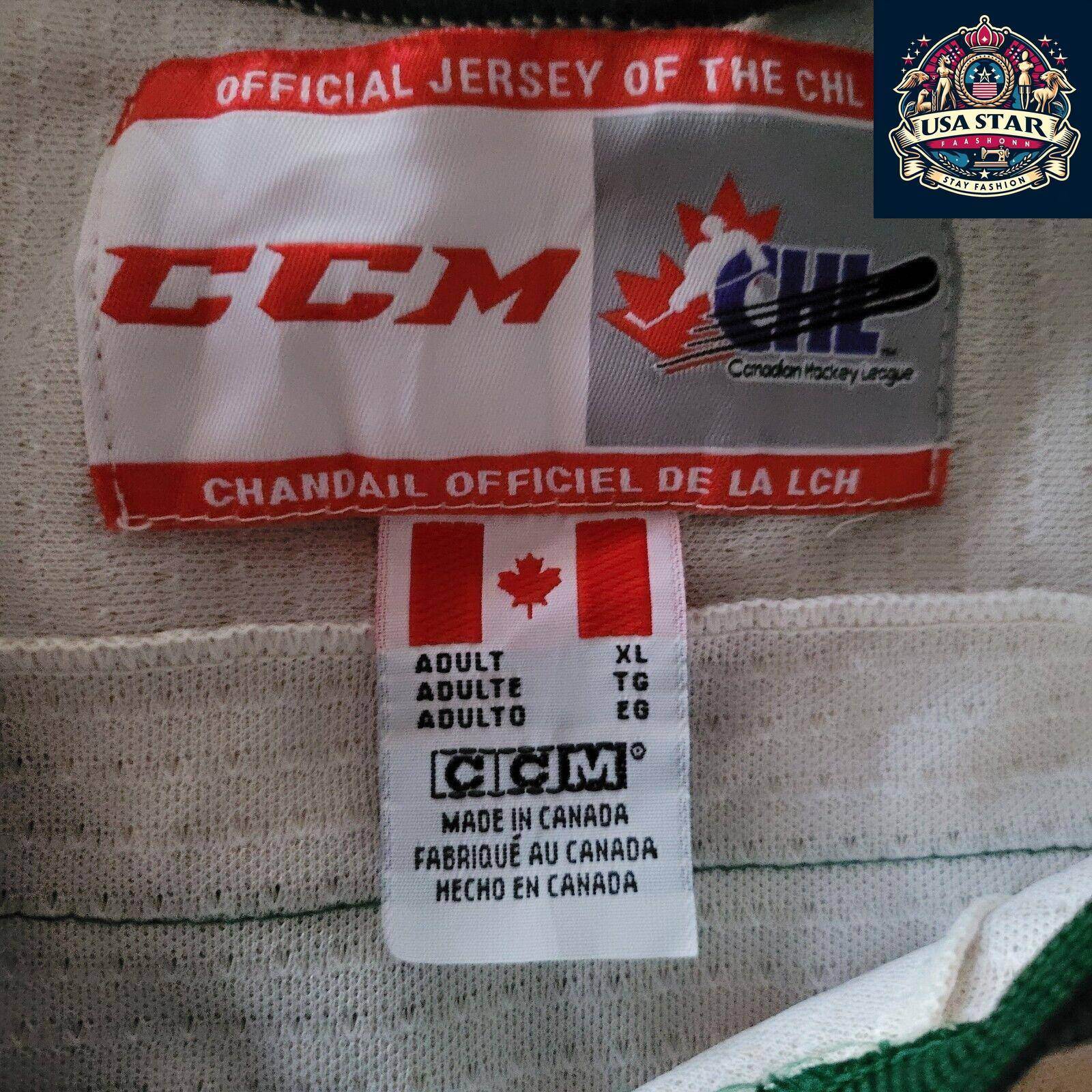 Official CCM Canadian Hockey League Jersey, Juulsen 3, Men's XL - High - Quality & Comfortable - USASTARFASHION
