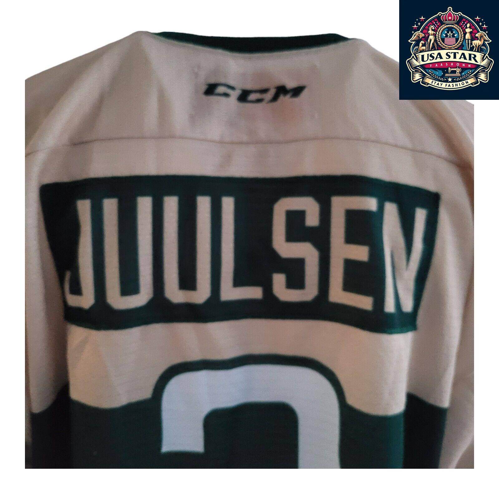 Official CCM Canadian Hockey League Jersey, Juulsen 3, Men's XL - High - Quality & Comfortable - USASTARFASHION