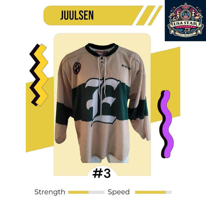 Official CCM Canadian Hockey League Jersey, Juulsen 3, Men's XL - High - Quality & Comfortable - USASTARFASHION
