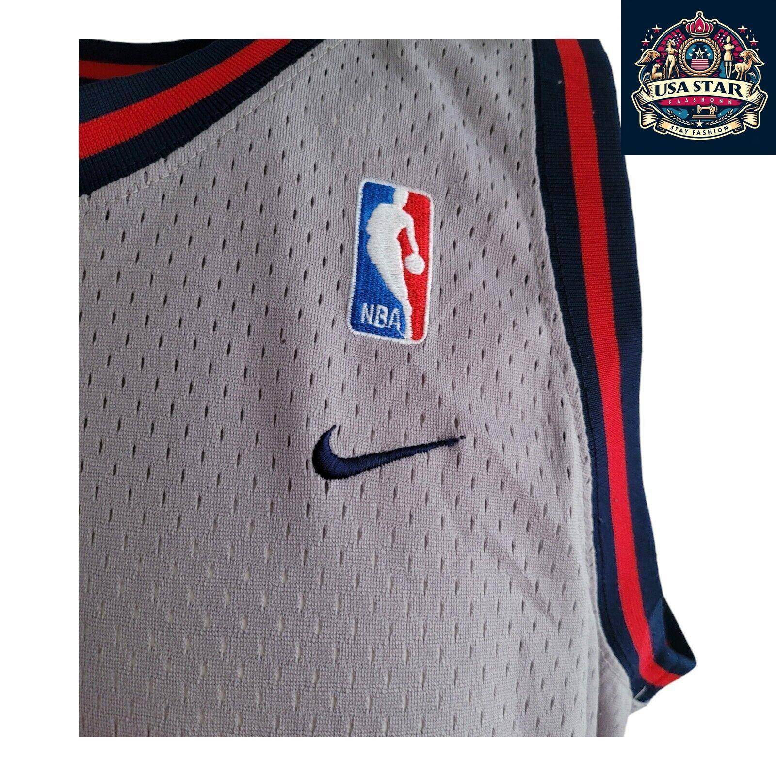 Official Nike Vintage Basketball Jersey 5 Jason Kidd New Jersey Nets Swingman XL - Retro Style - USASTARFASHION