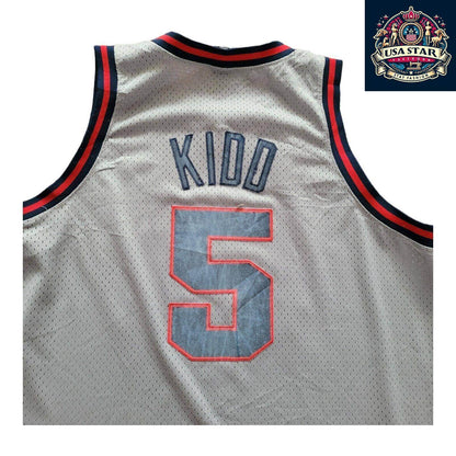 Official Nike Vintage Basketball Jersey 5 Jason Kidd New Jersey Nets Swingman XL - Retro Style - USASTARFASHION