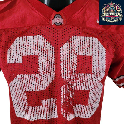 Ohio State Youth Football Jersey 28 - Comfortable, Durable Design for Young Fans - USASTARFASHION