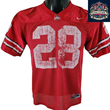 Ohio State Youth Football Jersey 28 - Comfortable, Durable Design for Young Fans - USASTARFASHION
