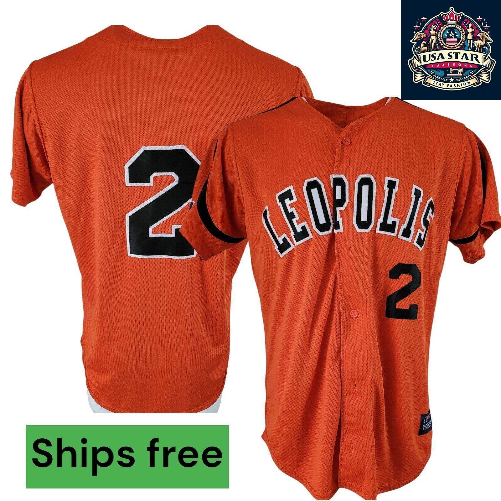 Orange Baseball Jersey 2 for Men, Size Large, Vibrant Color, Comfortable Fit by Uniform Express - USASTARFASHION