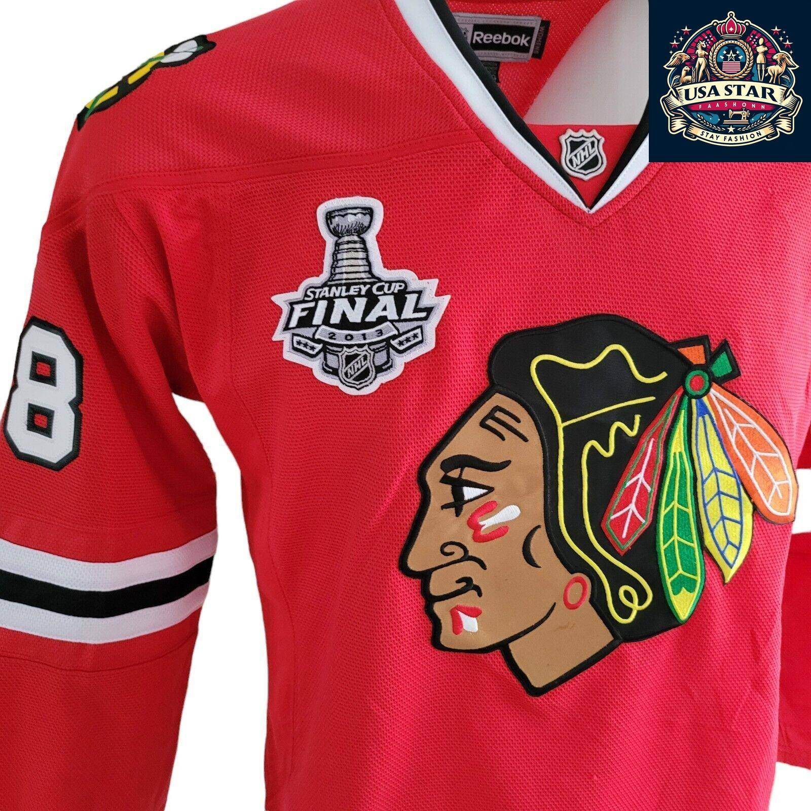 Patrick Kane 88 Chicago Blackhawks Women's Jersey - 2013 Stanley Cup Size L/XL, Stylish & Comfortable - USASTARFASHION