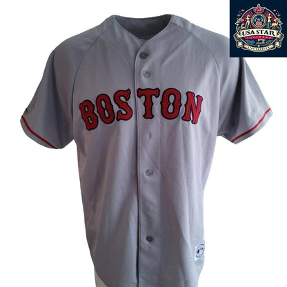 Pedro Martínez 45 Boston Red Sox Jersey XL - Majestic Authentic Vintage Baseball Shirt - USASTARFASHION