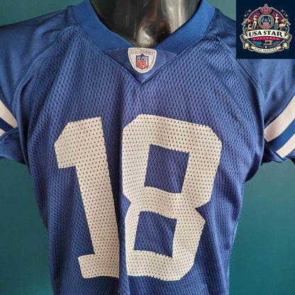 Peyton Manning Jersey Youth Size 18 - 20 - Authentic Colts Design, High - Quality Fabric - USASTARFASHION