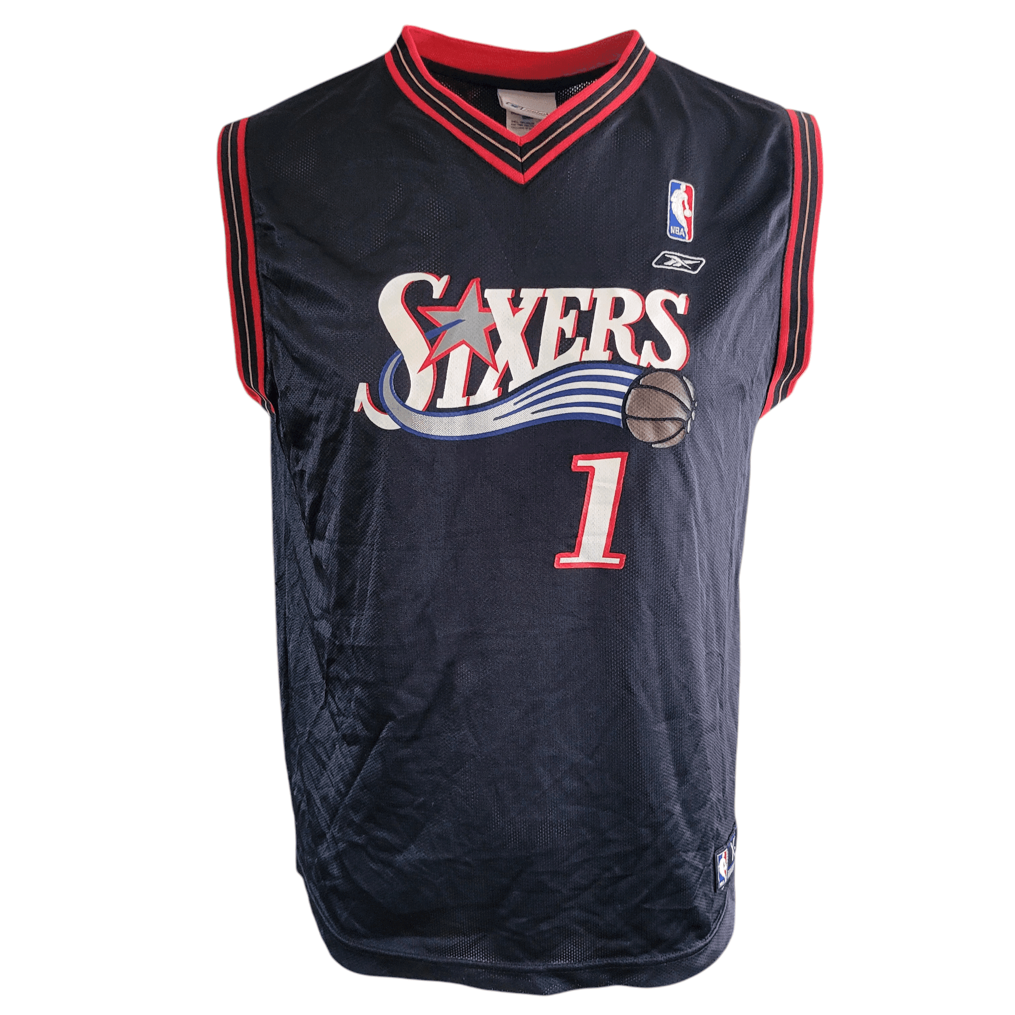 Philadelphia 76ers Allen Iverson youth XL Jersey - USASTARFASHION