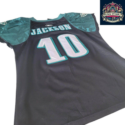 Philadelphia Eagles Jersey Women Reebok Jackson 10 – Official NFL Merchandise Size Small - USASTARFASHION