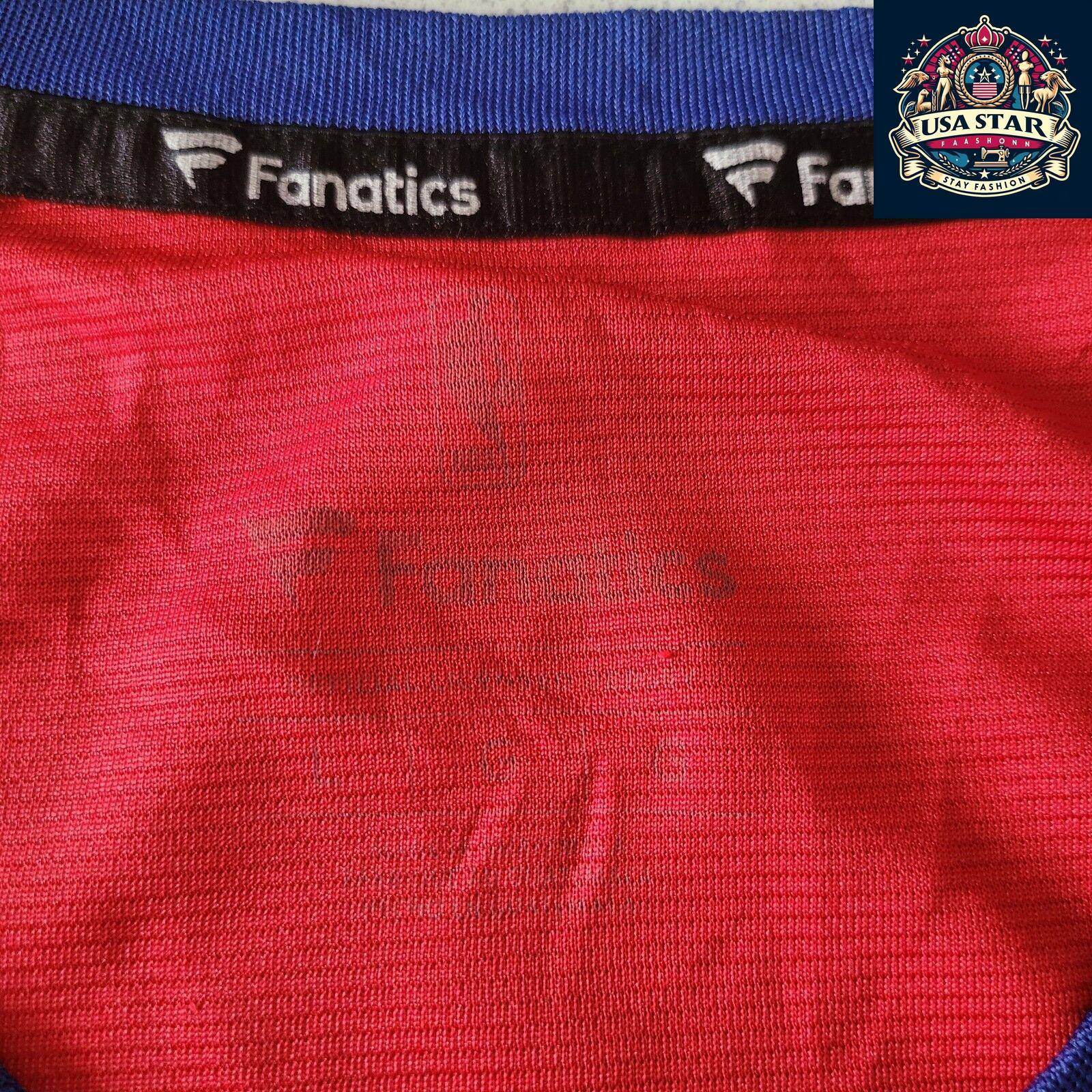 Philadelphia Sixers Ben Simmons 25 Fanatics NBA Basketball Jersey Size L - Authentic Team Wear - USASTARFASHION