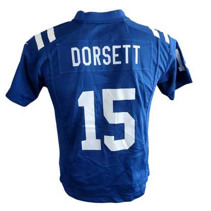 Phillip Dorsett 15 Indianapolis Colts Jersey Youth Medium - Nike NFL Team Apparel in Royal Blue - USASTARFASHION