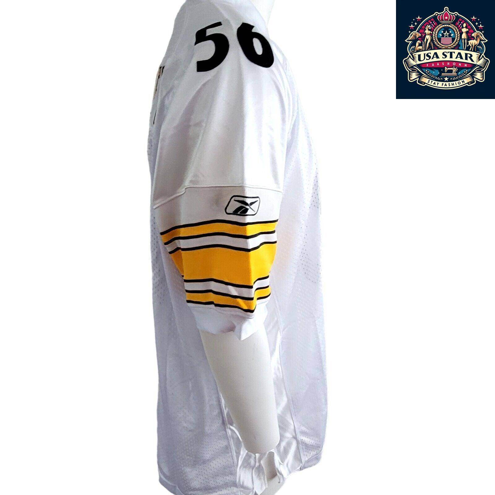 Pittsburgh Steelers Jersey LaMarr Woodley 56, Classic Design, Size 54, High - Quality Fabric - USASTARFASHION