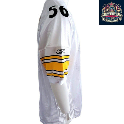 Pittsburgh Steelers Jersey LaMarr Woodley 56, Classic Design, Size 54, High - Quality Fabric - USASTARFASHION