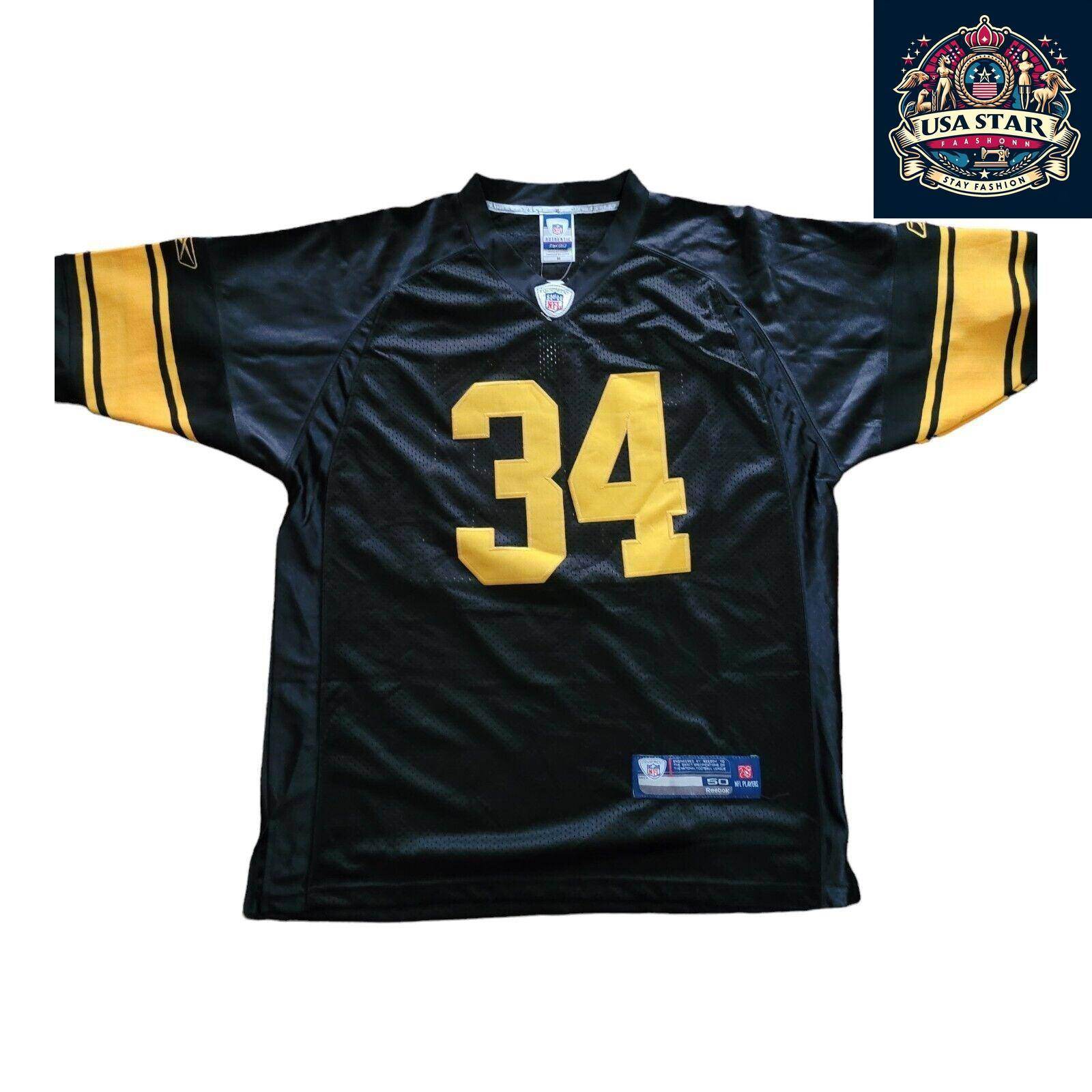 Pittsburgh Steelers Jersey Reebok NFL Mendenhall 34 Size 50 (L) - Authentic Team Gear for Fans - USASTARFASHION