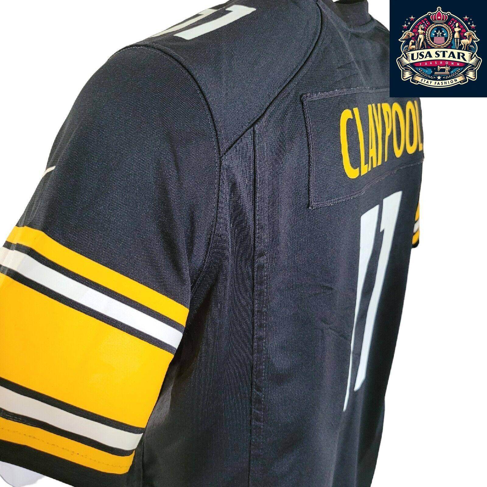 Pittsburgh Steelers Youth 2XL Nike Jersey - Chase Claypool 11 - Comfortable & Breathable Design - USASTARFASHION