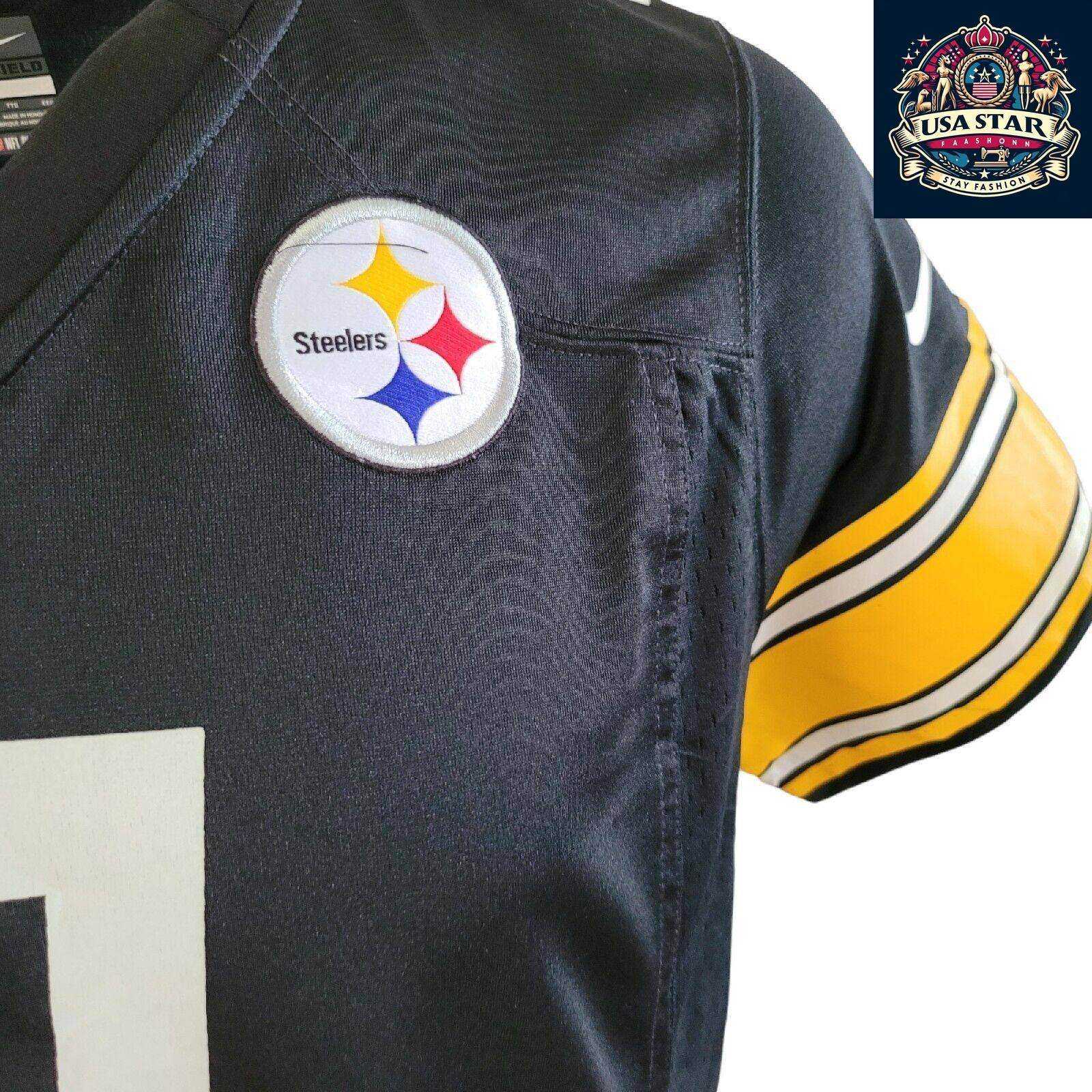 Pittsburgh Steelers Youth 2XL Nike Jersey - Chase Claypool 11 - Comfortable & Breathable Design - USASTARFASHION