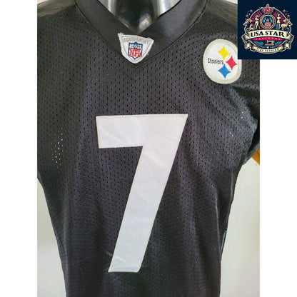 Pittsburgh Steelers Youth Jersey 7 Ben Roethlisberger, Large 14/16, Comfortable & Stylish Design - USASTARFASHION
