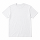 White T-shirt front view ready for personalised DTF printing or embroidery