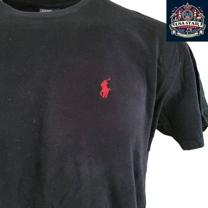 Polo Ralph Lauren Black Button - Up Shirt, Large - Classic Style, Comfortable Fit, Versatile Wear - USASTARFASHION