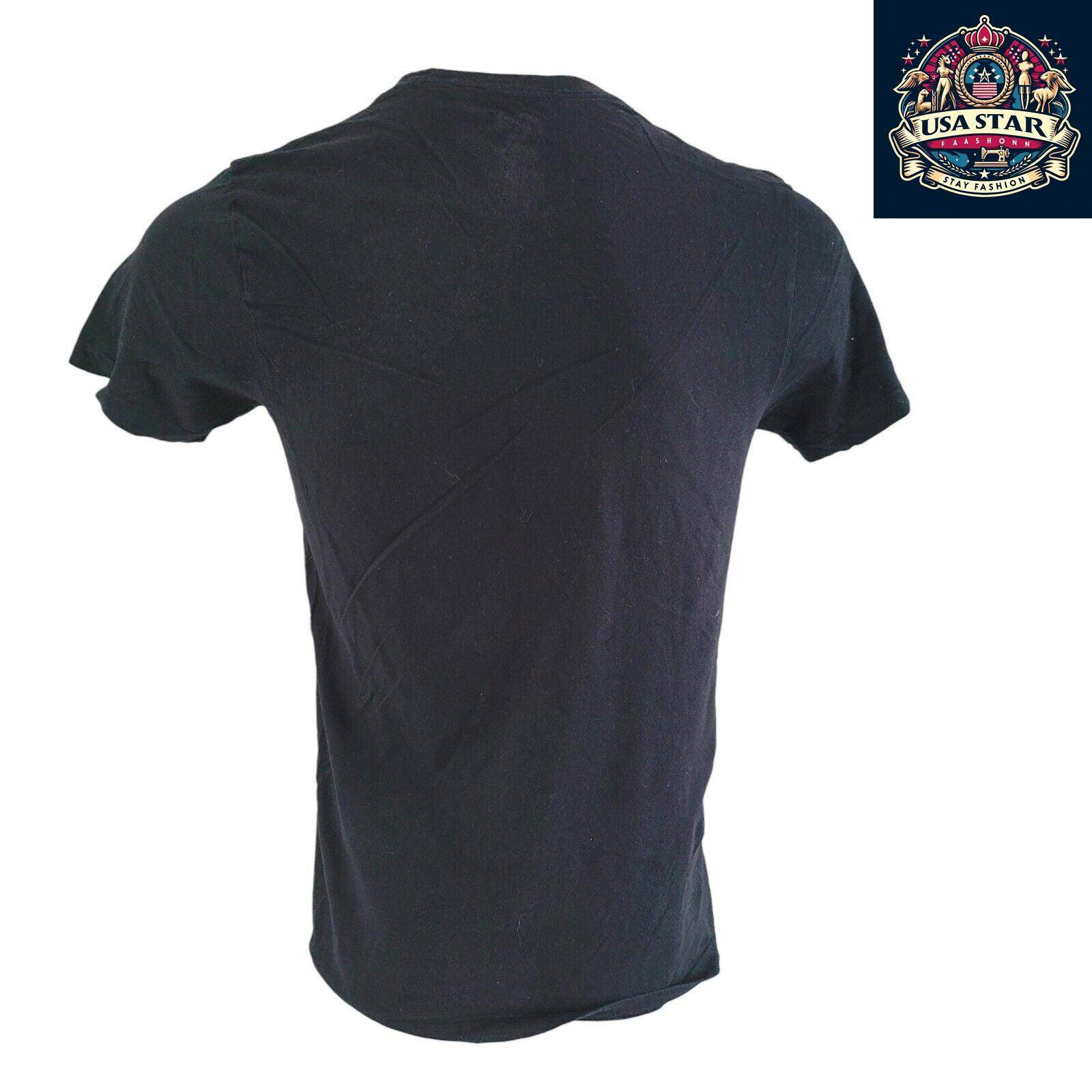 Polo Ralph Lauren Black T-Shirt M Size, Premium Cotton, Classic Crew Neck, Casual Versatility - USASTARFASHION