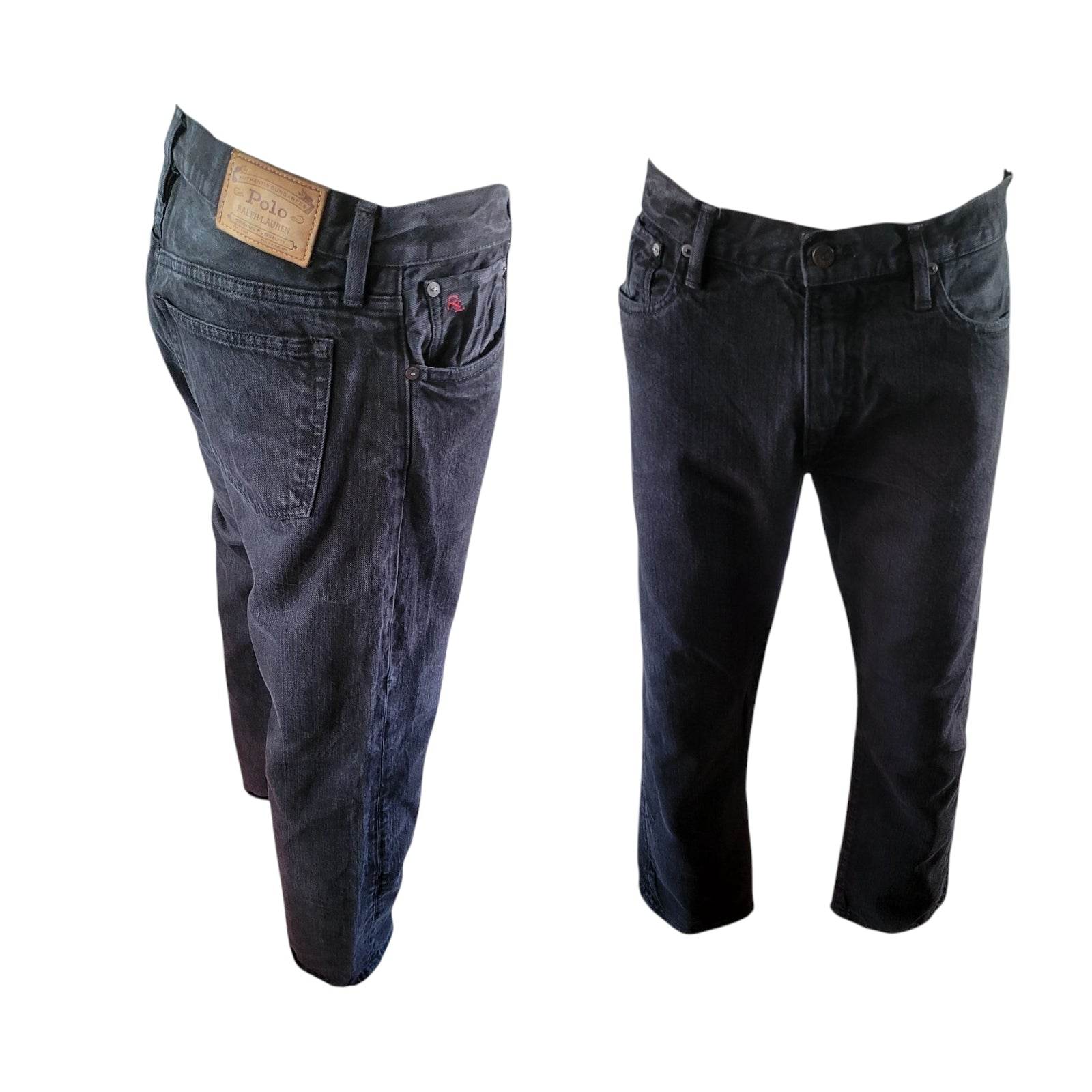 Polo Ralph Lauren Dungarees – Black Wash, Size 34x30 - USASTARFASHION