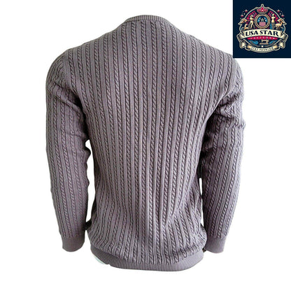 Polo Ralph Lauren Men's Dark Grey Crew Neck Jumper Size L - Stylish Comfort for Every Occasion - USASTARFASHION