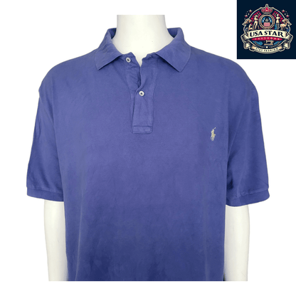 Polo Ralph Lauren Polo Shirt - Grade A Condition, Size 3XB, 100% Cotton, Breathable Comfort - USASTARFASHION