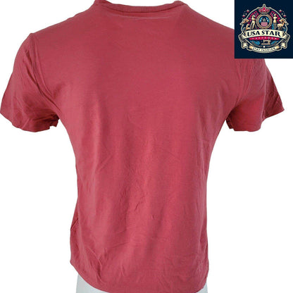 Polo Ralph Lauren T-Shirt M - Soft Cotton, Iconic Logo, Classic Red, Regular Fit, Vintage Condition - USASTARFASHION