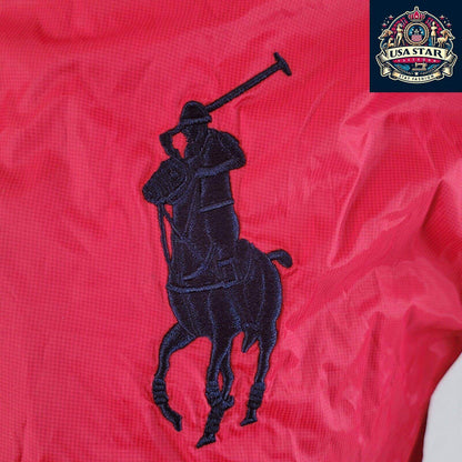 Polo Ralph Lauren Youth Rain Jacket, Lightweight Waterproof Unisex Design, Adult S/M, Stylish & Functional - USASTARFASHION