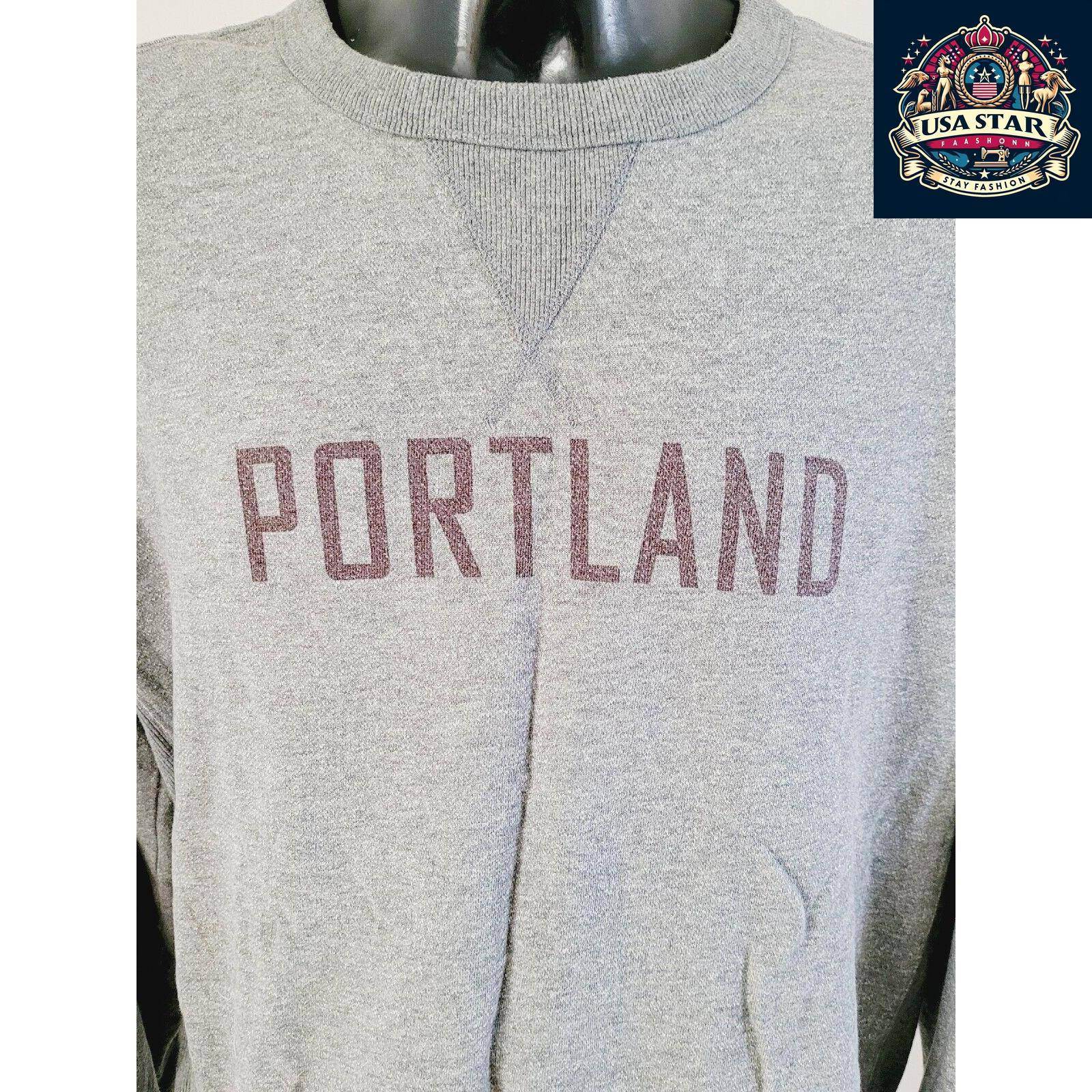 Portland Merona Adult Sweatshirt SX XL - Stylish, Comfortable, Vintage Condition, Perfect Fit - USASTARFASHION