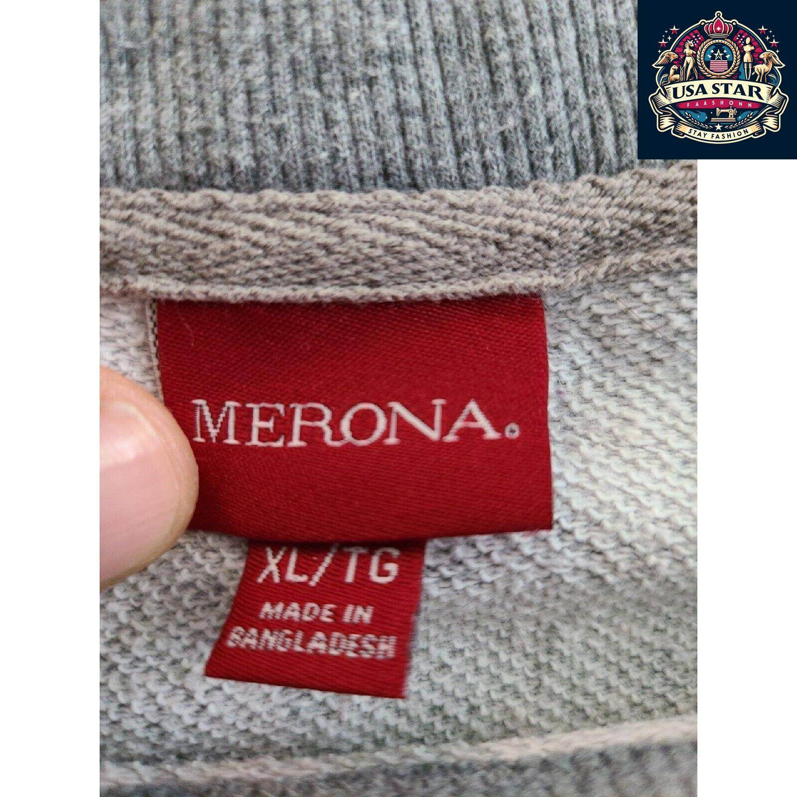 Portland Merona Adult Sweatshirt SX XL - Stylish, Comfortable, Vintage Condition, Perfect Fit - USASTARFASHION