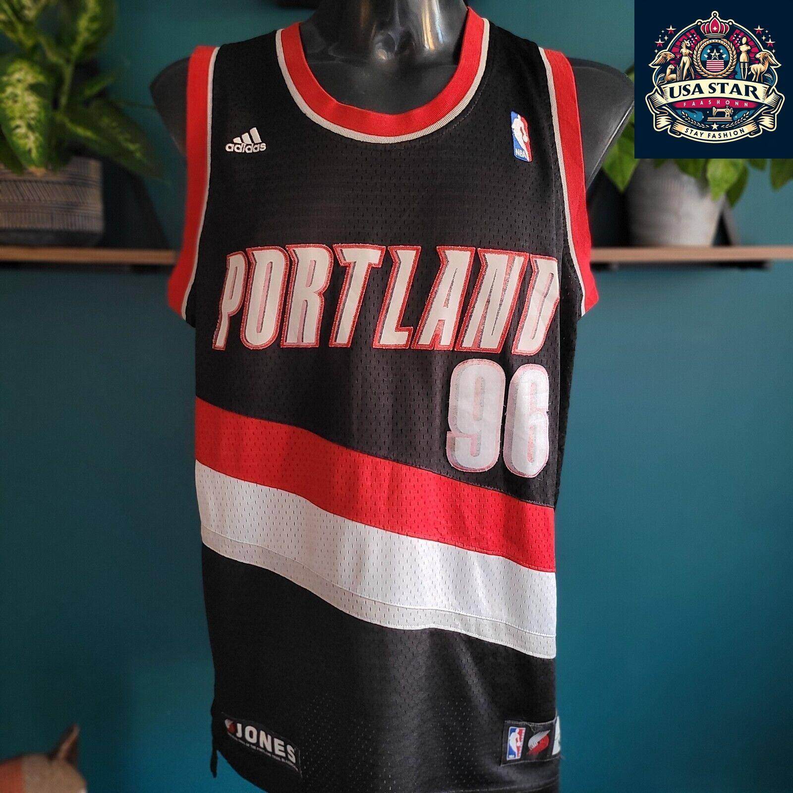 Portland Trail Blazers Jersey Adidas Jones Soda 96 Medium - Durable & Comfortable Fit - USASTARFASHION