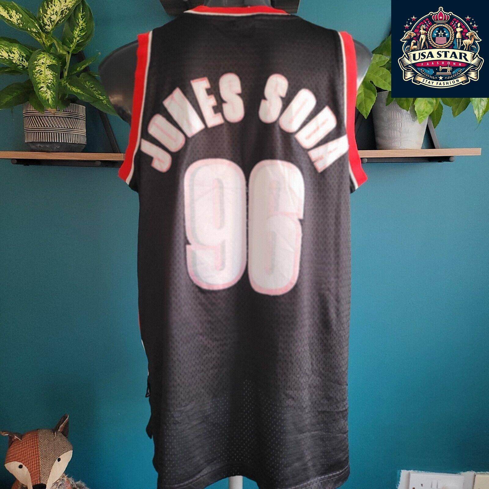 Portland Trail Blazers Jersey Adidas Jones Soda 96 Medium - Durable & Comfortable Fit - USASTARFASHION