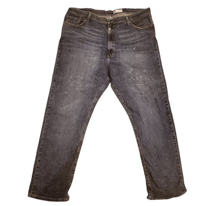 Pre - Owned Wrangler Jeans 42x32 Relaxed Fit - Dark Blue Denim, Comfortable and Stylish - USASTARFASHION